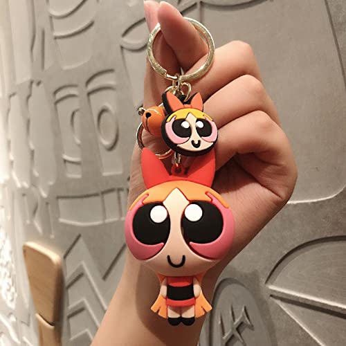 MINTUAN Llavero Creativo de Dibujos Animados, Llavero de Moda, Llavero de Coche, Bolso Colgante, Regalo novedoso