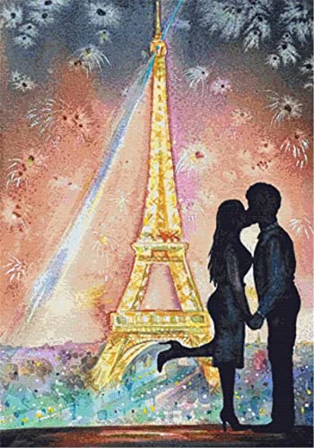 Movas Sanat Love in Paris is Another Diamond Painting / Mosaic Puzzle 35x50cm E20201078M
