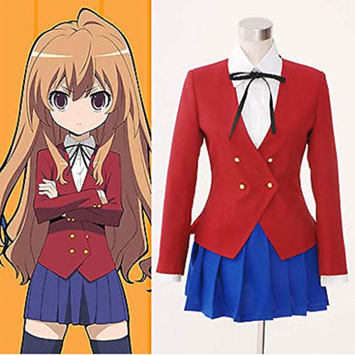 Mr.LQ Anime Tiger Dragon Toradora Cosplay Taiga Aisaka Cosplay Disfraz Uniformes Escolares