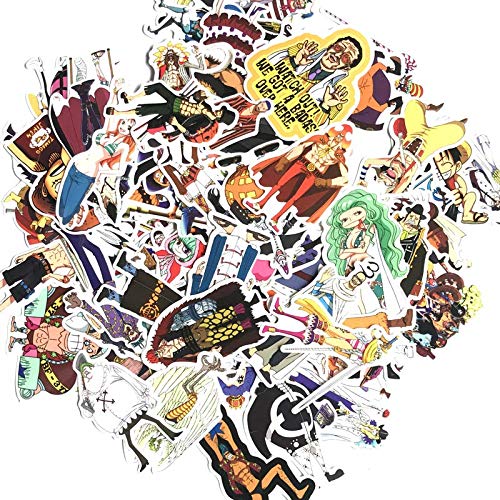 Multiculture One Piece - Pegatinas decorativas de vinilo (75 unidades)