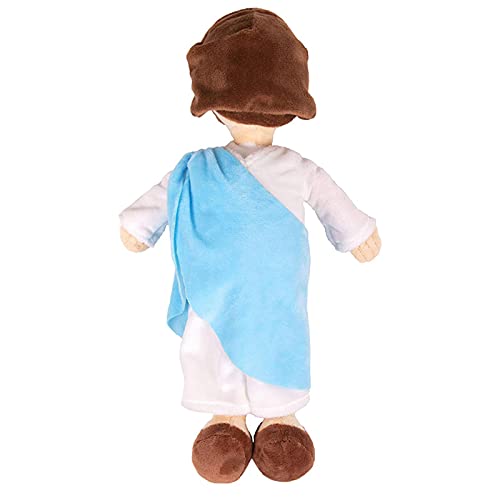 Muñeca de peluche Jesús muñeca de peluche muñeca de ángel de la guarda muñeca de oración de Cristo Religioso Salvador Jesús peluche muñeca juguetes regalo (estilo 1, talla única)