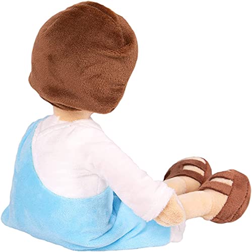 Muñeca de peluche Jesús muñeca de peluche muñeca de ángel de la guarda muñeca de oración de Cristo Religioso Salvador Jesús peluche muñeca juguetes regalo (estilo 1, talla única)