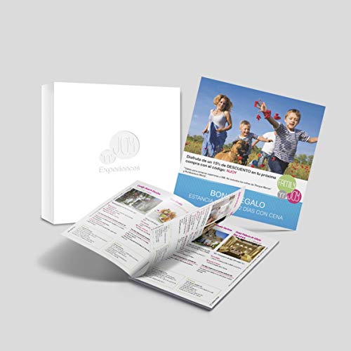 NJOY Experiences - Caja Regalo - Estancia Familiar 2 DÍAS con Cena - Más de 530 estancias Familiares con Cena a Escoger