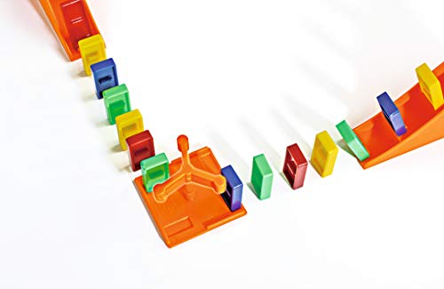 Noris Domino Run Basic 606065646 - Juego de 200 Piedras y rampa para un parcurso Durmiente, a Partir de 3 años