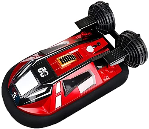 Nsddm Remo de Carreras de Alta Velocidad del vehículo Anfibio 2. 4 GHz Inalámbrico RC Vehículo Todo Terreno de aerodeslizador Adecuado for Adultos y niños Stunt TUNCT Toys Modelo de automóviles