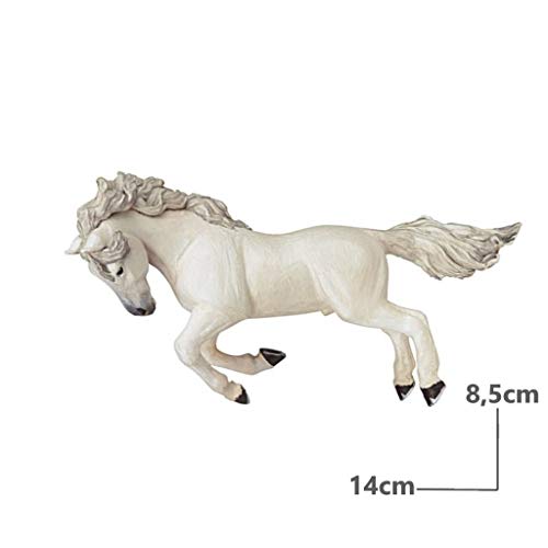 Papo (2051521.0 Figura Caballo alzado Blanco, Multicolor