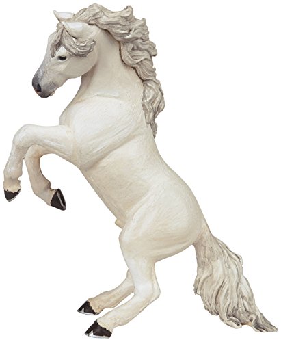 Papo (2051521.0 Figura Caballo alzado Blanco, Multicolor