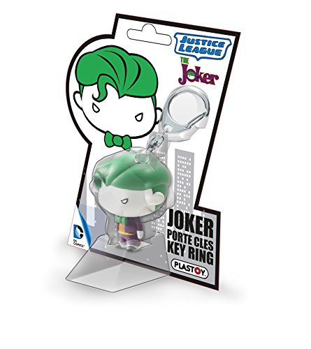 Plastoy-Llavero Joker 5CM Justice League, Multicolor, No Aplica (PLA60704)