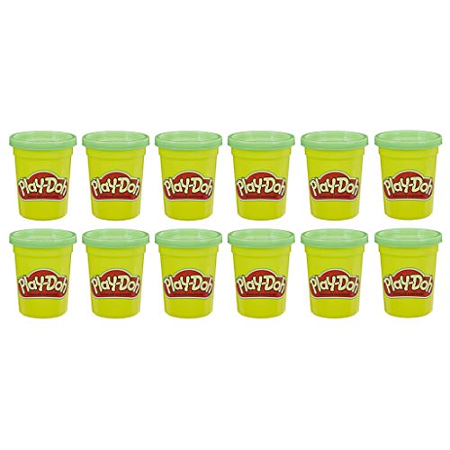 Play Doh - Pack 12 Botes Verde (Hasbro E4828F02)