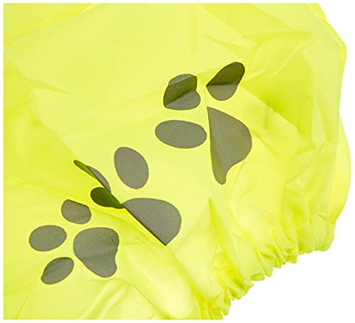 POS 31488 – Casco reflectante – Protector de lluvia con diseño de la Patrulla Canina – Funda para casco de bicicleta en amarillo neón con reflectores para una mejor visibilidad en carretera