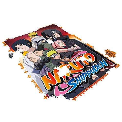 Puzle de 500 Piezas de Naruto Shippuden – Top Trumps – Rompecabezas para Niños y Adultos