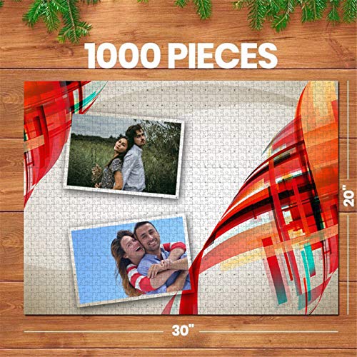 Puzzle Personnalisé Photo Jigsaw Puzzle Photo Famille Jigsaw Puzzle Adulte Jigsaw Puzzle Enfants Puzzle 1000 Jigsaw Puzzle Cadeau D'Anniversaire De Noël(Estilo 13 1000 Piezas 20IN * 30IN)