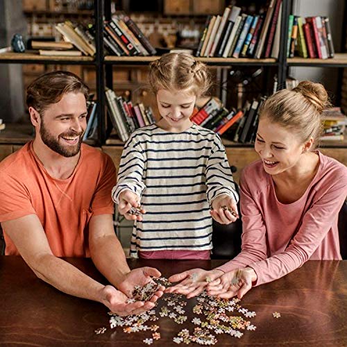 Puzzle Redondo 1000 piezas,Rompecabezas Redondo,Puzzle Adultos,Para Educativo El Alivio del Estrés Circular Desafío Intelectual Juegos Niños Adultos (Dinosaurio)