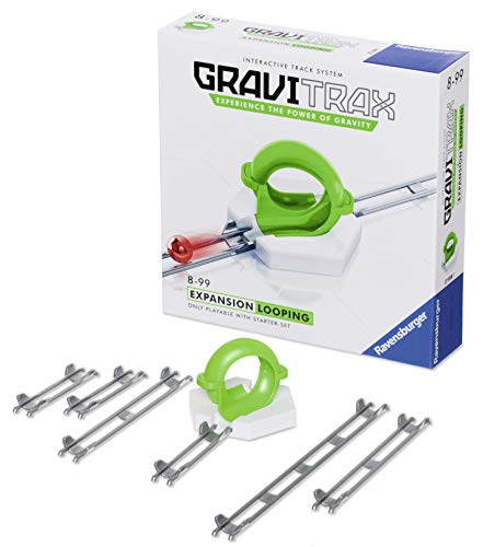 Ravensburger 27601 Gravitrax Trax, Set de Expansión, 8+ Años, Juego Lógico-Creativo, Juego Stem + 27599 Gravitrax Looping, Accesorio, 8+, Juego Lógico-Creativo, Juego Stem