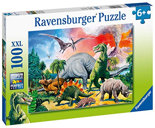 Ravensburger - Puzzle con diseño de Dinosaurios, 100 Piezas (10957 9)