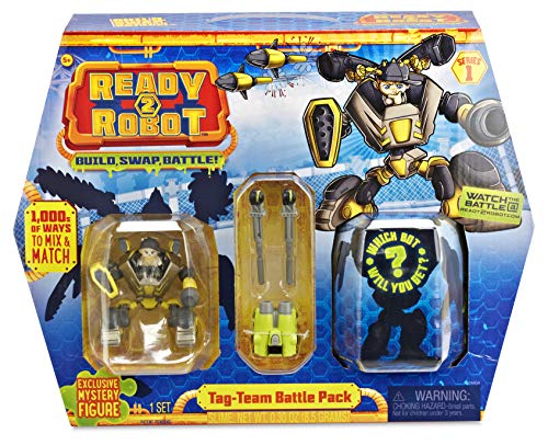 Ready2Robot Battle Pack- Tag Team Niño - Kits de figuras de juguete para niños (5 año(s), Niño, Multicolor, 1 pieza(s))