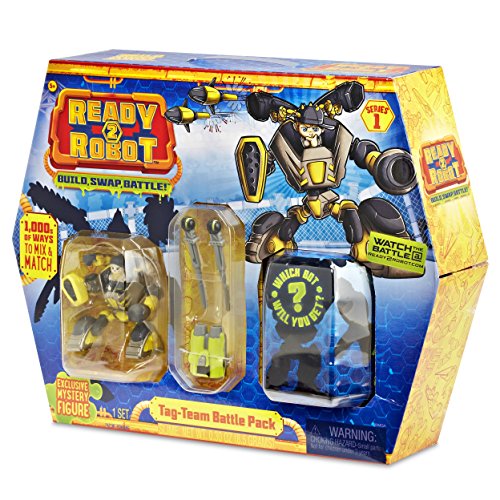 Ready2Robot Battle Pack- Tag Team Niño - Kits de figuras de juguete para niños (5 año(s), Niño, Multicolor, 1 pieza(s))