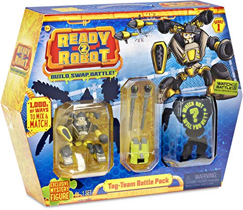 Ready2Robot Battle Pack- Tag Team Niño - Kits de figuras de juguete para niños (5 año(s), Niño, Multicolor, 1 pieza(s))