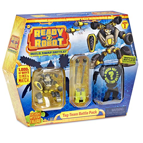 Ready2Robot Battle Pack- Tag Team Niño - Kits de figuras de juguete para niños (5 año(s), Niño, Multicolor, 1 pieza(s))