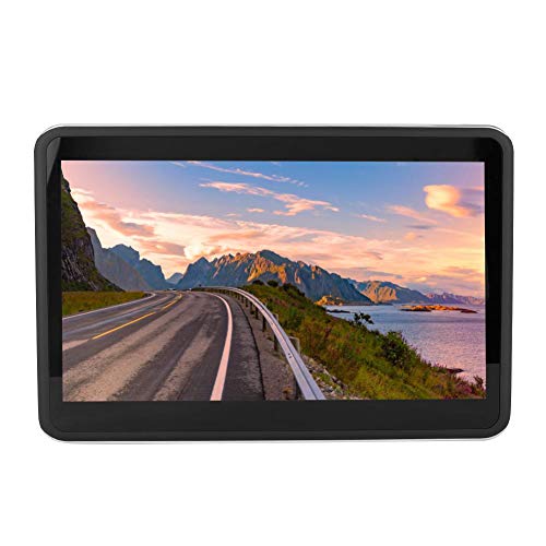 Reproductor de DVD portátil,10.1 `` HD 1080p Monitor de reposacabezas multimedia digital portátil recargable universal con puerto HDMI, soporte USB/TF,infrarrojos incorporado/FM/altavoz