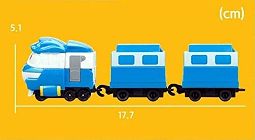 Robot Trains Temporada 2 Animación Coreana Personaje Die Casting Kay Deluxe Set 7 pulgadas de largo tren de juguete, edades 3 en adelante