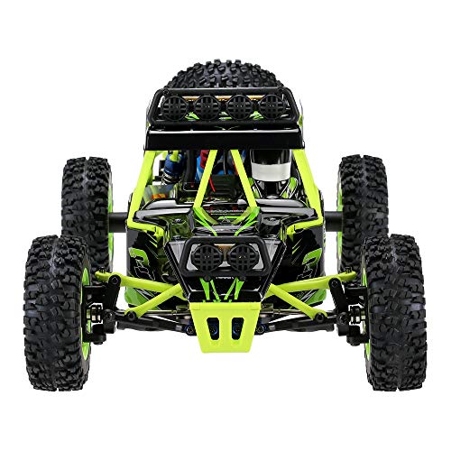 ROIY Control Remoto De Coches De Juguete, 4WD Eléctrico For Vehículos Todo Terreno, 1:12 Proporción De Radio De Alta Velocidad De Carreras De Coches, 2,4 GHz, Enredadera Monster Truck, Adecuado For Ni