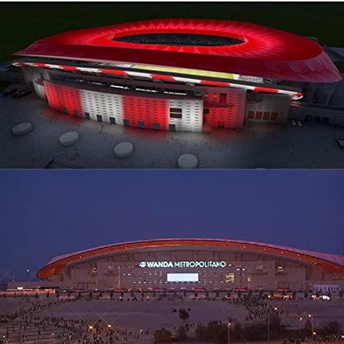 SDBRKYH Modelo de Campo de fútbol, ​​Estadio de Wanda-Metropolitano Puzzle Madrid Concurso Club Fútbol Campo 3D Memorial Memorial Regalo