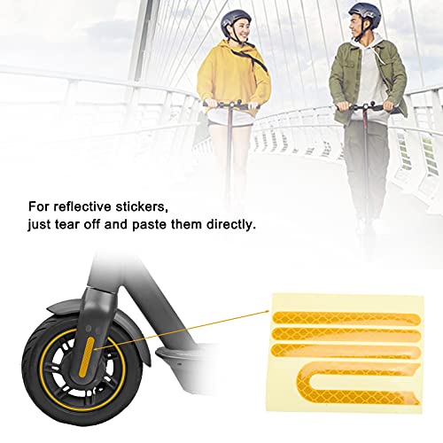 Sdfafrreg Funda Protectora para Rueda Delantera de Scooter, Funda Protectora Duradera y Resistente al Desgaste para Rueda Delantera para patinetes eléctricos Xiaomi M365 / Pro / PRO2