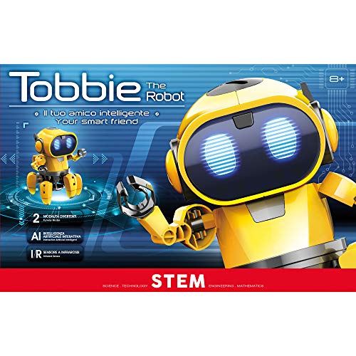 SELEGIOCHI- Tobbie El Robot, Color Negro/Amarillo (Owi OW39366)