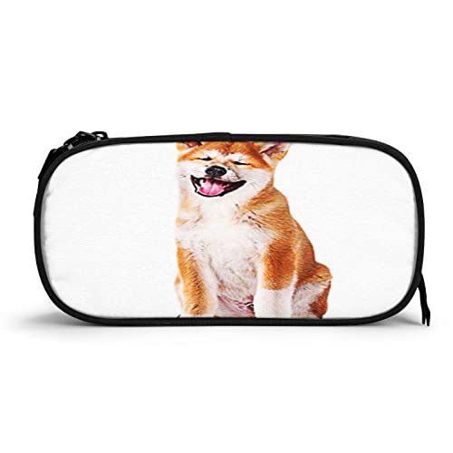 Shiba Akita Inu de Pura Raza Estuche Escolar Multifuncional Estuche De Lápices De Gran Capacidad para Hombre Mujer Estudiante En Escuela para Niñas Niños