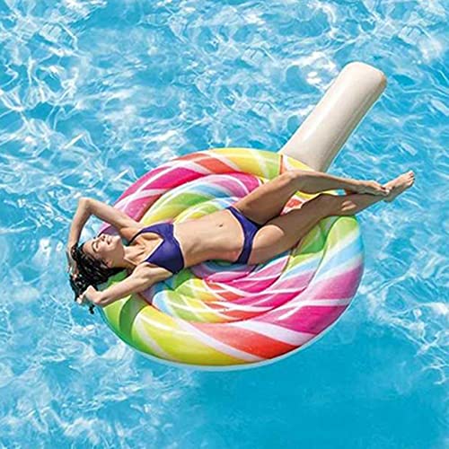 Sitio Inflable De La Bebida De Las Islas Sillón Hamaca Pool Juguete, Lollipop Fila Flotante, Sensación De Verano, Taste De La Infancia, 190 * 150Cm
