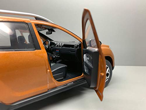 Solido- Renault S1804601 Dacia Duster MK2 2018-Maqueta de Coche (Escala 1:18), Color Naranja (421185520)