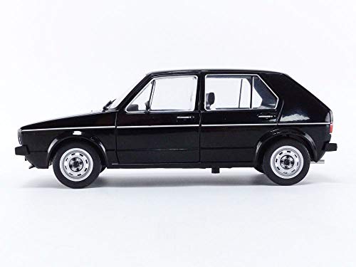 Solido- Volkswagen VW Golf L 1983-Maqueta de Coche (Escala 1:18), Color Negro (421185730)