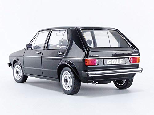 Solido- Volkswagen VW Golf L 1983-Maqueta de Coche (Escala 1:18), Color Negro (421185730)