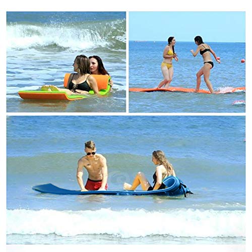 Sroomcla Almohadilla de Agua Flotante Tapetes flotantes Camas flotantes Piscinas Tapetes flotantes Botes flotantes Mantas flotantes para Entretenimiento acuático Islas flotantes para el Lago Valuable