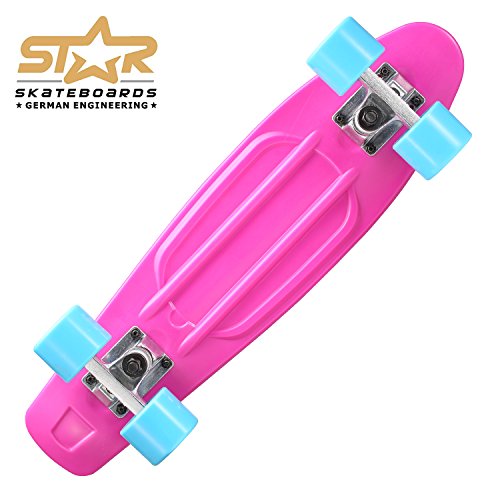 Star-Skateboards - 60-RT-01-BYBE - Berry and Heavenly - Monopatín, Color Azul
