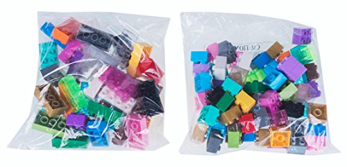 Strictly Briks - Set n.° 2 de Ladrillos Big Briks para Construir - 108 Piezas - Compatible con Todas Las Grandes Marcas - Tacos Grandes - Multicolor