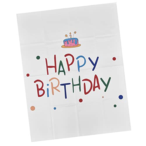 Telón de Fondo de Cumpleaños, Mano de Obra Fina, Suave, Duradero, Ligero, Apto para la Piel, Fácil de Almacenar, Tapiz de Cumpleaños para Manteles para Decoración de Dormitorios
