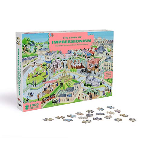 The Story of Impressionism (An Art Jigsaw Puzzle): Spot the Artists in Belle Epoque Paris: 1000-Piece Art History Jigsaw Puzzle
