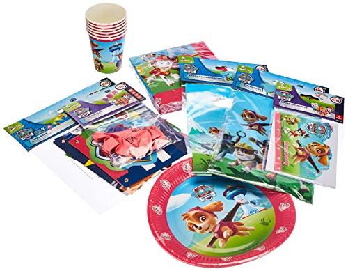 Tib Heyne- Paw Patrol Maletín de fiesta de la Patrulla Canina, Color rosa, talla única (tib_19719)