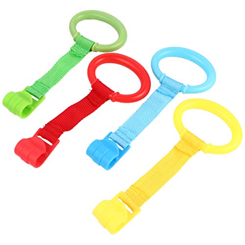 TOYANDONA 4 Piezas de Camas de Guardería Clip Deportivo Anillo de Bebé Anillos de Pie para Bebé Anillos de Cuna de Bebé