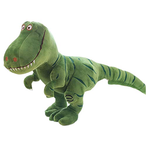 URFEDA Simulación dinosaurio juguete 40cm Peluche Simulación Dinosaurio Tyrannosaurus Muñeca Grande Muñeca Suave, Hora de acostarse Juguetes de Animales de Peluche, Gigantes Grandes Animales, verde