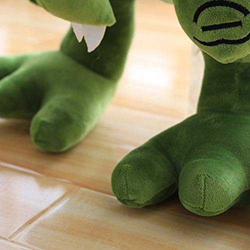 URFEDA Simulación dinosaurio juguete 40cm Peluche Simulación Dinosaurio Tyrannosaurus Muñeca Grande Muñeca Suave, Hora de acostarse Juguetes de Animales de Peluche, Gigantes Grandes Animales, verde