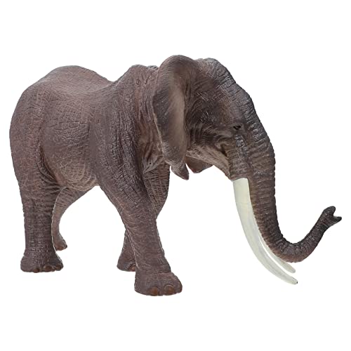 VICASKY Estatua de Elefante Animal Modelo Niños Juguete Estatuillas de Elefante Escultura Animal Estatuas de Jardín Figura Animal Decoración del Hogar