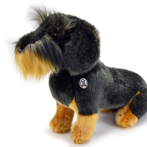 Waldi - Perro salchicha de peluche sentado (31 cm)