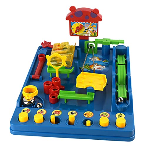 Wangduodu Juguetes de Laberinto para niños, Mini Juegos de Parque acuático, Juegos de Bolitas, Juguete Educativo para niños pequeños, niñas