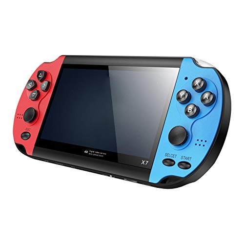 weizai Consola de juegos de mano Dispositivo de juegos clásico nostálgico, 4.3 pulgadas, HD clásico retro videojuegos sin necesidad WiFi