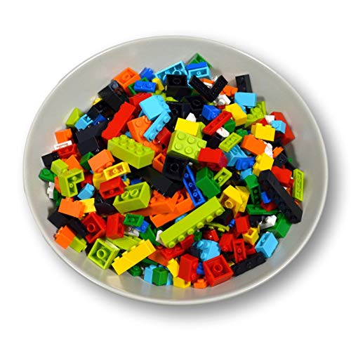 WOWCHEER Bloques de construcción compatibles con Todas Las Marcas. Varias Formas y Colores. Estándar. 600 Bloques
