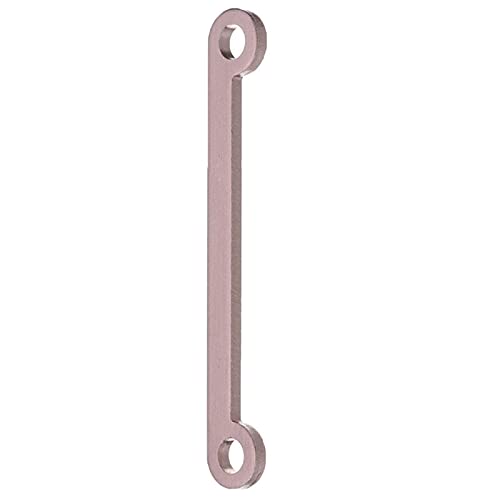 WT-DDJJK Vigas de chasis CNC de aleación de Aluminio de 122.5 mm compatibles con 1/35 Orlandoo Hunter RC Car 5 Puertas Wrangler Upgrade Parts Only Repuestos (Color: Silver)