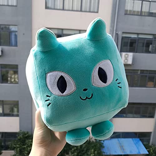 ZHXS 5.9In Gato Peluche, Lindo Simulador De Mascotas Animal Gato Felpa, Peluche Cuadrado Gato, Juegos Grandes Felpa Gato, Kawaii Animal Gato Suave Relleno Almohada para Niños